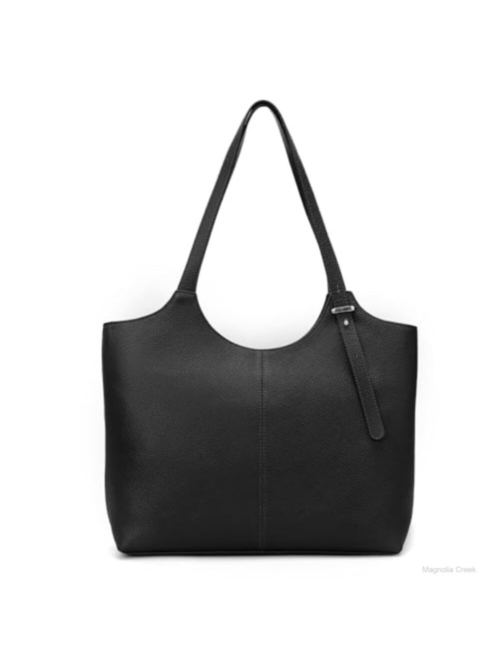 Genuine Leather Tote Bag with Adjustable Strap Top Grain Cow Leather